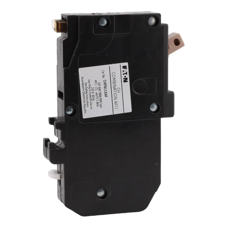Eaton CHFN115AF 15 Amp Single Pole 120V Pigtail-Neutral AFCI Arc Fault Circuit Breaker UL