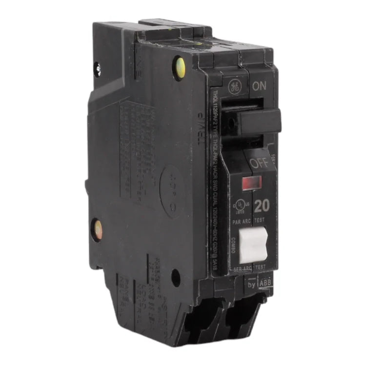 GE THQL1120PAF2 20 Amp Single Pole 120V Plug-On Neutral AFCI Arc Fault Circuit Breaker UL