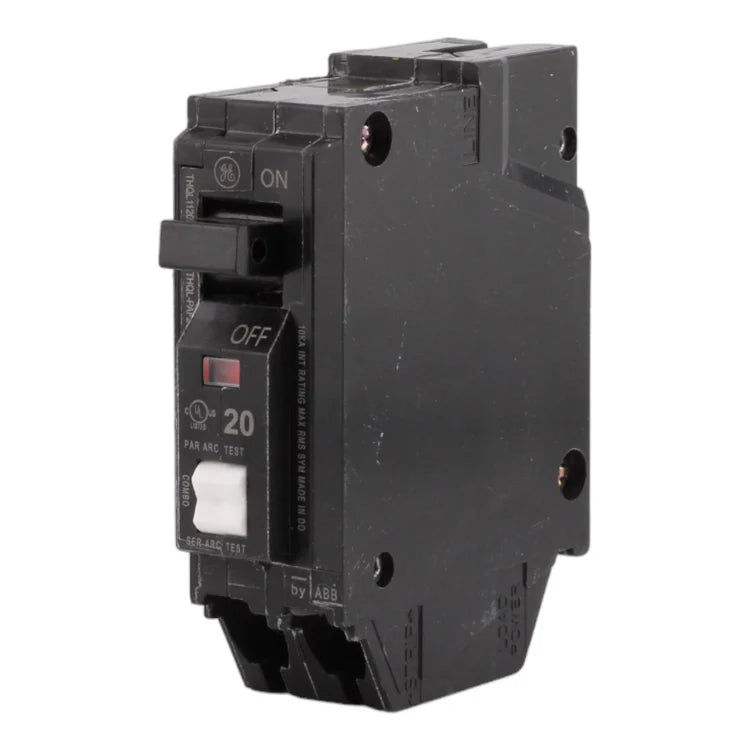 GE THQL1120PAF2 20 Amp Single Pole 120V Plug-On Neutral AFCI Arc Fault Circuit Breaker UL
