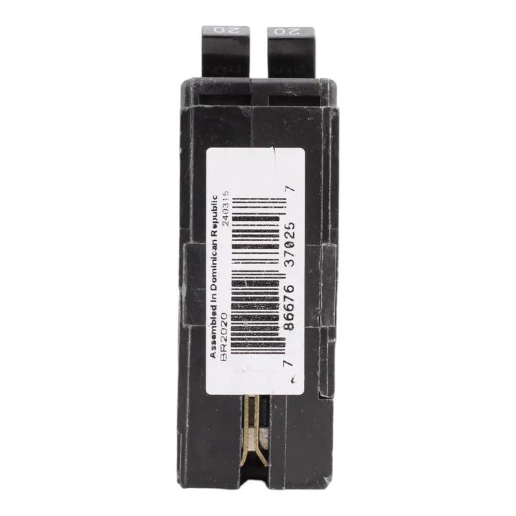 NEW - Eaton BR, BR2020, 20A/20A, 1P, 120V, Tandem, Circuit Breaker